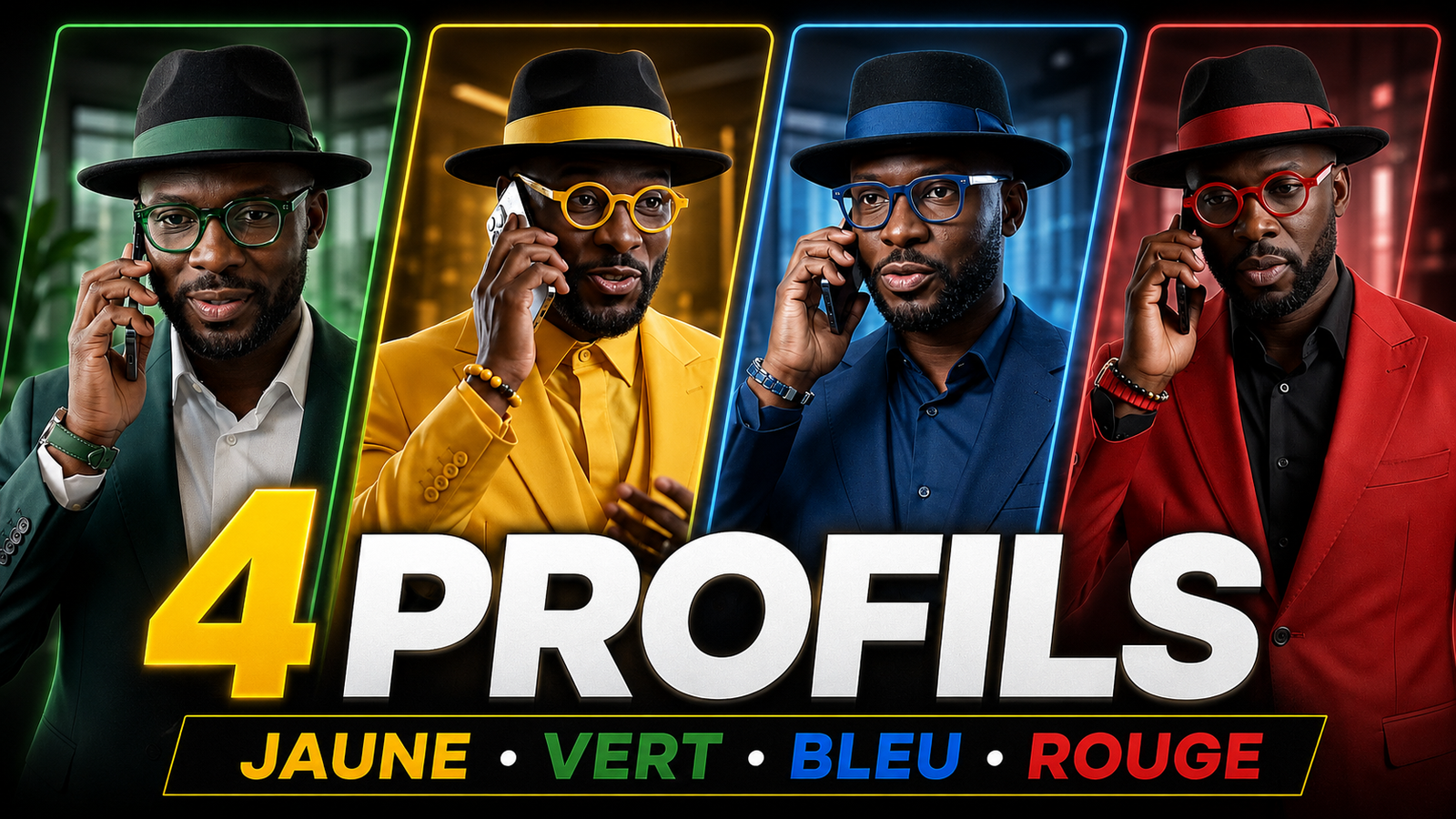 Les 4 profils clients commercials